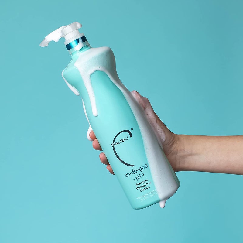 Malibu C Un-Do-Goo Clarifying Shampoo - Removes Product Build Up and Resins from Hair - Shine Restoring, Sulfate-Free Cleanser (33.8 oz) - Image 3